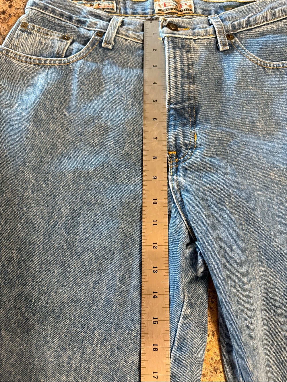 Vintage EXP Express Jeans Womens 13/14 High Rise Mom Jeans Made USA Cotton - Picture 8 of 15